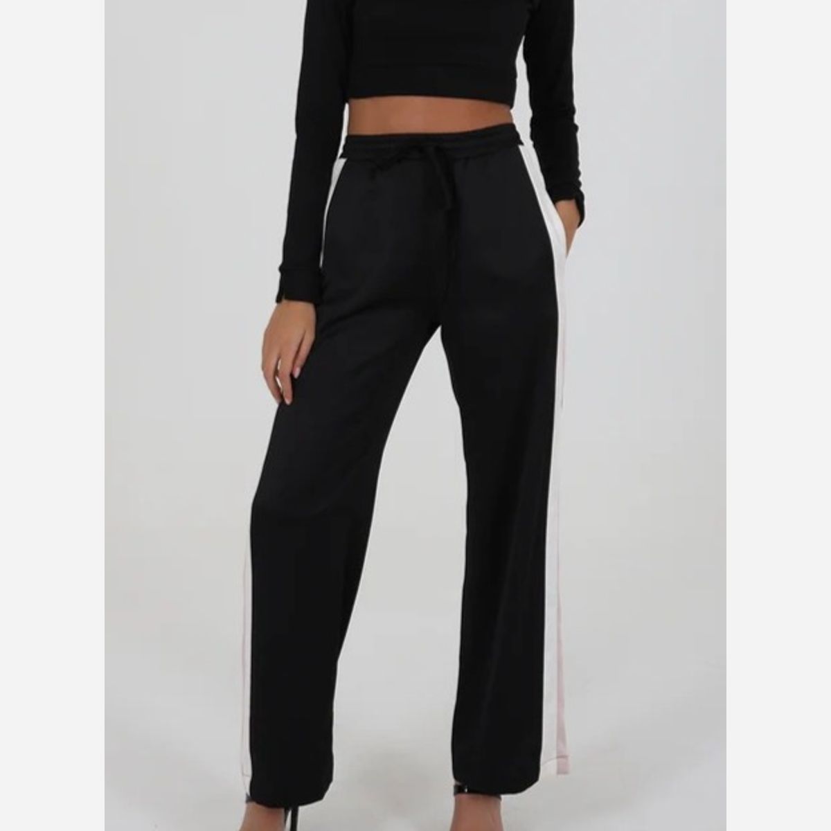 【NONCODE】(Unisex) ReusiaCargo String Pants NEV Solid Reflective Strip Drawstring Pants – nevstudio