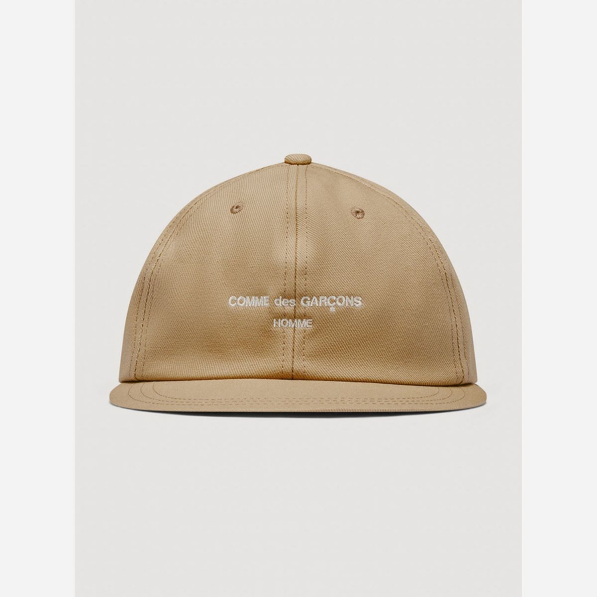COMME des GARCONS HOMME LOGO CAP ベージュ Beige Logo Hat By Comme Des Garçons | Lemonade by Comme Des