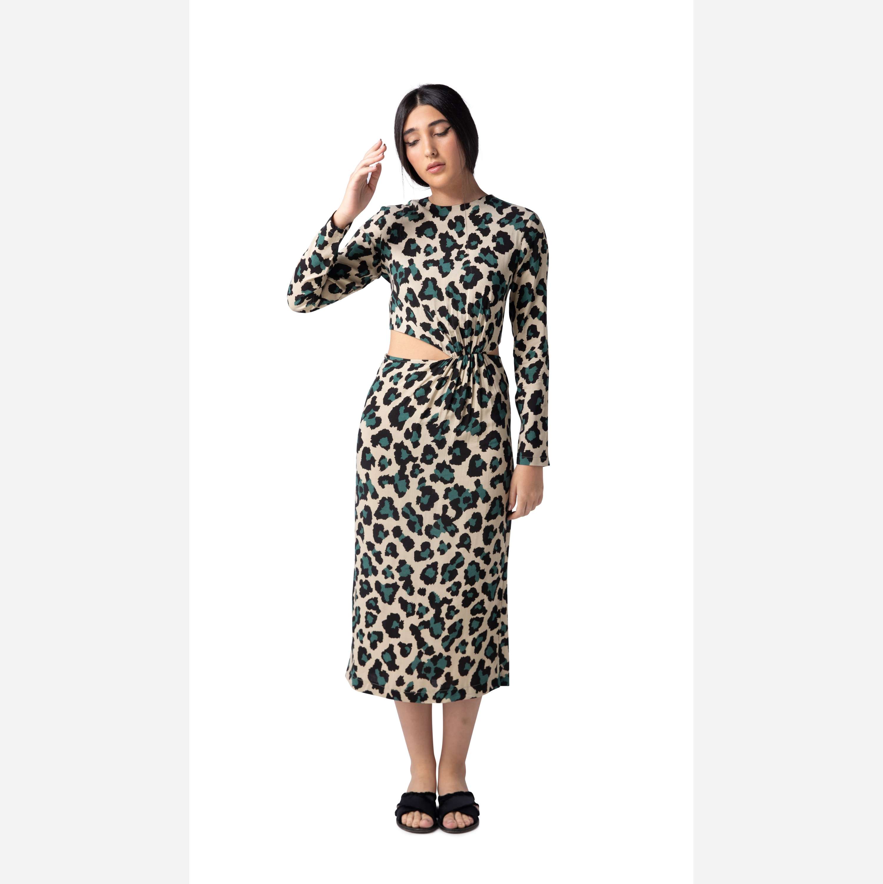 gorman leopard lemonade dress